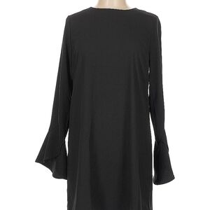 Naked Zebra Black Dress with Gold Zipper